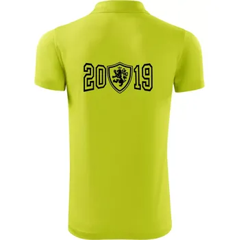 Pánská košile Narozeninový motiv - znak - 2019 - Polokošile Victory sportovní (dresovina) - XL ( Limetková )