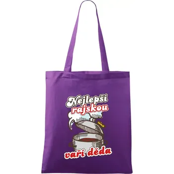 Nejlepší rajskou vaří děda - Taška bavlněná - 42 x 38 cm ( Fialová )