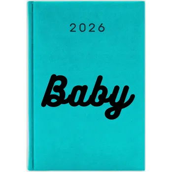 Kalendář Knižkový kalendář 2026 A5 FunnyCase modrý