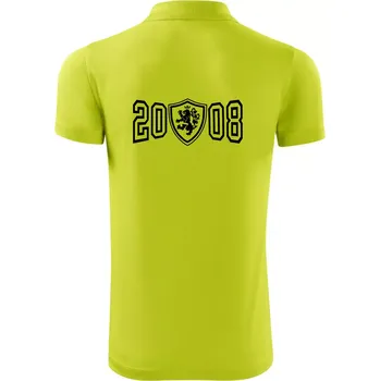 Pánská košile Narozeninový motiv - znak - 2008 - Polokošile Victory sportovní (dresovina) - S ( Limetková )