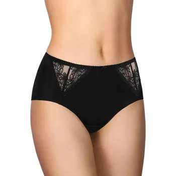 Kalhotky Dámské kalhotky Modo: vysoký pas s krajkou, BEZOWE XXL i170_MOD-58-BEZ-XXL