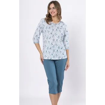 Dámské noční prádlo Leveza BENITA bílé pyžamo pro ženy, bílá M i170_5906884464974