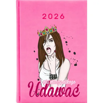 Kalendář Knižkový kalendář 2026 A5 Cute Cups růžový