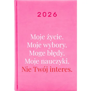 Kalendář Knižkový kalendář 2026 A5 růžový