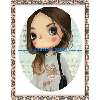 Panel bavlna - HOLČIČKY-190-06