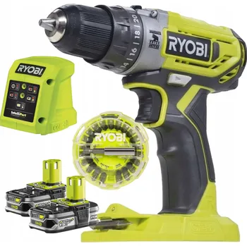 Vrtačka Aku vrtačka Ryobi 18V + 2x1,5Ah + nabíječka + ks sada bitů