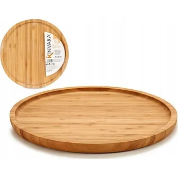 Kuchyňské prkénko Kulaté bambusové prkénko na servírování ⌀25 cm - 25 cm tác na chuťovky