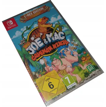 Hra pro Nintendo Switch New Joe & Mac: Caveman Ninja - T-Rex Edition (Nintendo Switch) Hra pro Nintendo Switch v krabicové verzi