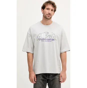 Bavlněné tričko Alpha Industries 156551.666 šedá 09B, vel. XL