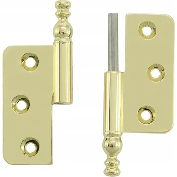 pant NÁBYTKOVÝ ZÁVĚS ZLATÝ LESKLÝ RETRO OZDOBNÝ SKLÁDACÍ NOMET G-341 LEVÝ