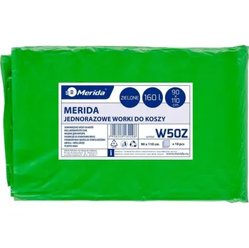 Pytle na odpadky Pytle na tříděný odpad na sklo Merida 160 l, 10 ks