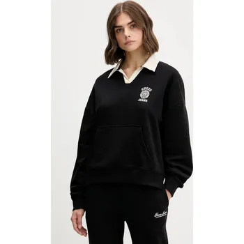 Pánská mikina Bavlněná mikina Guess Jeans W5YQ16.K68I4 černá 99X, vel. S