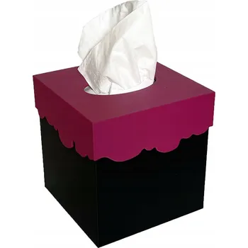 Úložný box Čtvercový ekologický krabička na ubrousky na kapesníky / krabička na kapesníky – Vybíráte barvu