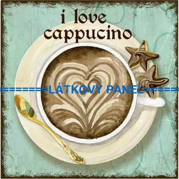 Panel bavlna - Káva - 204-4 Velikost: 15x15cm