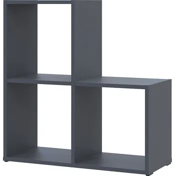 Knihovna Regál otevřený Step 2х2 69х28.8х71.4 grafit