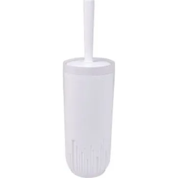 WC štětka WC souprava BÍLÁ,d10x35,5cm, plast