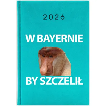 Kalendář Knižkový kalendář 2026 A5 FunnyCase modrý