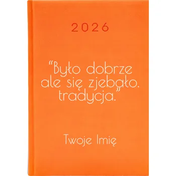 Kalendář Knižkový kalendář 2026 A5 Cute Cups oranžový