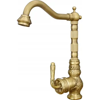 Vodovodní baterie Kuchyňská baterie stojánková Rustikální Úchyty flower zlatá