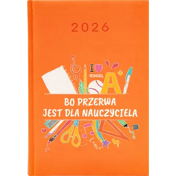 Kalendář Knižkový kalendář 2026 A5 Cute Cups oranžový