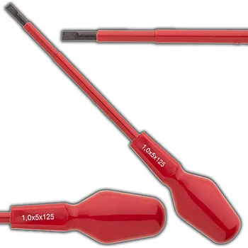 Šroubovák ŠROUBOVÁK ELEKTROTECHNICKÝ S IZOLACÍ 1000V PLOCHÝ SL5 x 125 mm