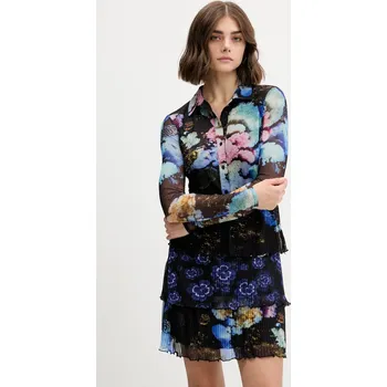 Dámské šaty Šaty Desigual CORAL LACROIX 25WWVK10 černá 99A, vel. M