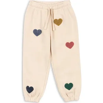 Chlapecké kalhoty Dětské tepláky Konges Sløjd LOU TERRY SWEAT PANTS OCS KS103870.9BYA béžová 01X, vel. 98