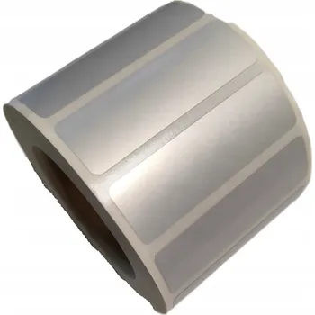 Speciální papír Stříbrné fóliové samolepky / etikety VOID 59x8 mm 4000 ks