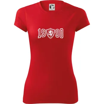 Dámské tričko Narozeninový motiv - znak - 1998 - Dámské Fantasy sportovní (dresovina) - 2XL ( Červená )