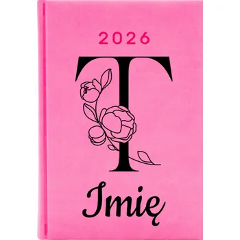 Kalendář Knižkový kalendář 2026 A5 Cute Cups růžový