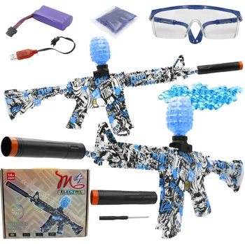 Dětská zbraň KARABIN NA KULKI ZELOWE AUTOMATICKÁ PISTOLE NA GELOVÉ KULIČKY BEZPEČNÁ + KULIČKY