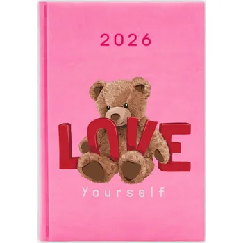 Diář Knižkový kalendář 2026 A5 FunnyCase modrý