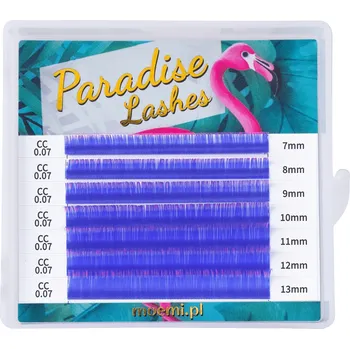 Umělé řasy Barevné řasy Euphoria Paradise Lashes Moemi CC 0.07 MIX (7-13mm)
