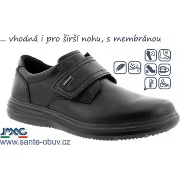 Dámská zdravotní obuv SANTÉ IC/851318 NERO vych.obuv vel.41-46, --- - 45