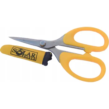 Bezpečnostní kamera Rybářské nůžky Solar na vlasec a pletenou šňůru s vroubkovaným ostřím