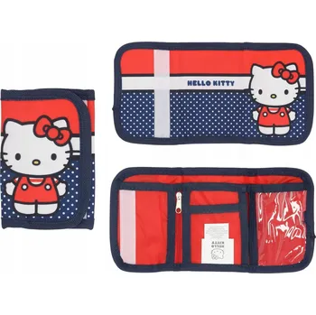 Dětská peněženka na suchý zip a zip s motivem Hello Kitty Sanrio