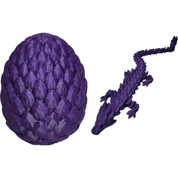 Figurka Dračí vejce s Drak Kloubová figurka jako dárek Galaxy Fialová Hra o trůny