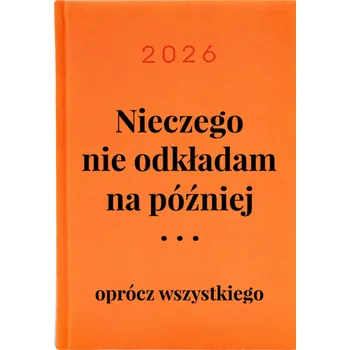 Kalendář Knižkový kalendář 2026 A5 oranžový