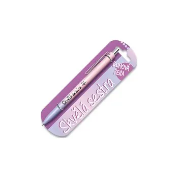 Nekupto Duhová propiska s potiskem Skvělá sestra