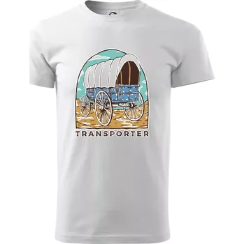 Pánské tričko Transporter - Triko extra velké (5-8XL) - 6XL ( Bílá )
