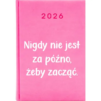 Kalendář Knižkový kalendář 2026 A5 Cute Cups růžový