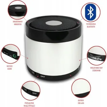 Bluetooth reproduktor Přenosný reproduktor Esperanza Twist černý 3 W