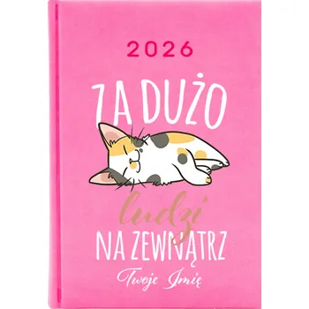 Kalendář Knižkový kalendář 2026 A5 Cute Cups růžový