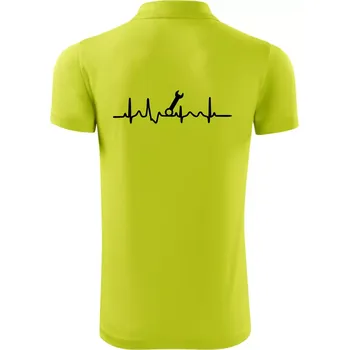 Pánská košile Ekg klíč - montér - Polokošile Victory sportovní (dresovina) - L ( Limetková )