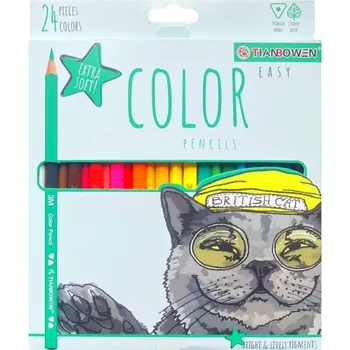 Kresba Trojhranné pastelky - 24 ks - PK2-33