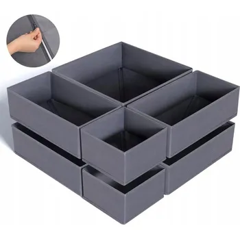 Organizér oblečení ORGANIZÉR NA SPODNÍ PRÁDLO A PONOŽKY DO ZÁSUVKY SKŘÍNĚ SADA 8 kusů