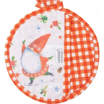 Chňapka Kuchyňská chňapka ochranná 100% bavlna Altom Design Zimní Skřítci 16 cm