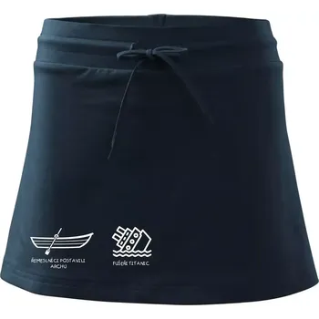 Dámská sukně Řemeslnici postavili archu, fušeři Titanic - Sportovní sukně - two in one - S ( Námořní modrá (velmi tmavá - téměř černá) )