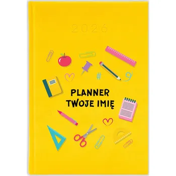 Diář Knižní diář 2026 A5 FunnyCase žlutý