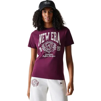 Dámské tričko tričko New Era Regular Branded - Frosted Burgundy M
